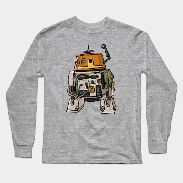 Rebel Toons Chopper Long Sleeve T-Shirt by SpaceMomCreations